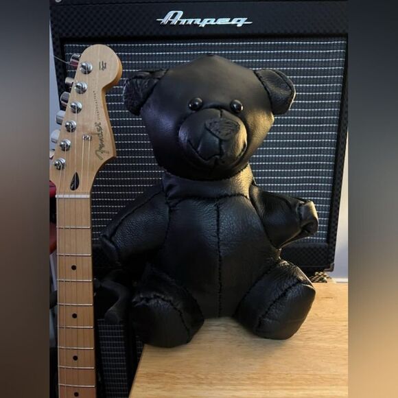 Handmade Genuine Leather Teddy Bear